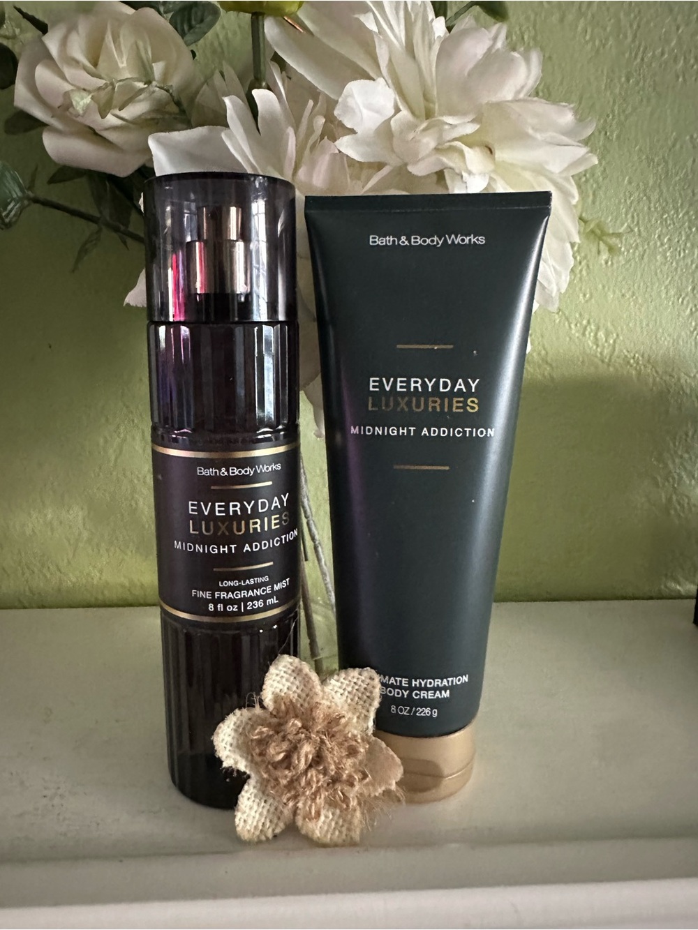 NEW BBW (2) PC MIDNIGHT ADDICTION BODY CARE BUNDLE
